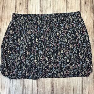 Royalty For Me Geometric Aztec Mini Skort w drawstring - XL